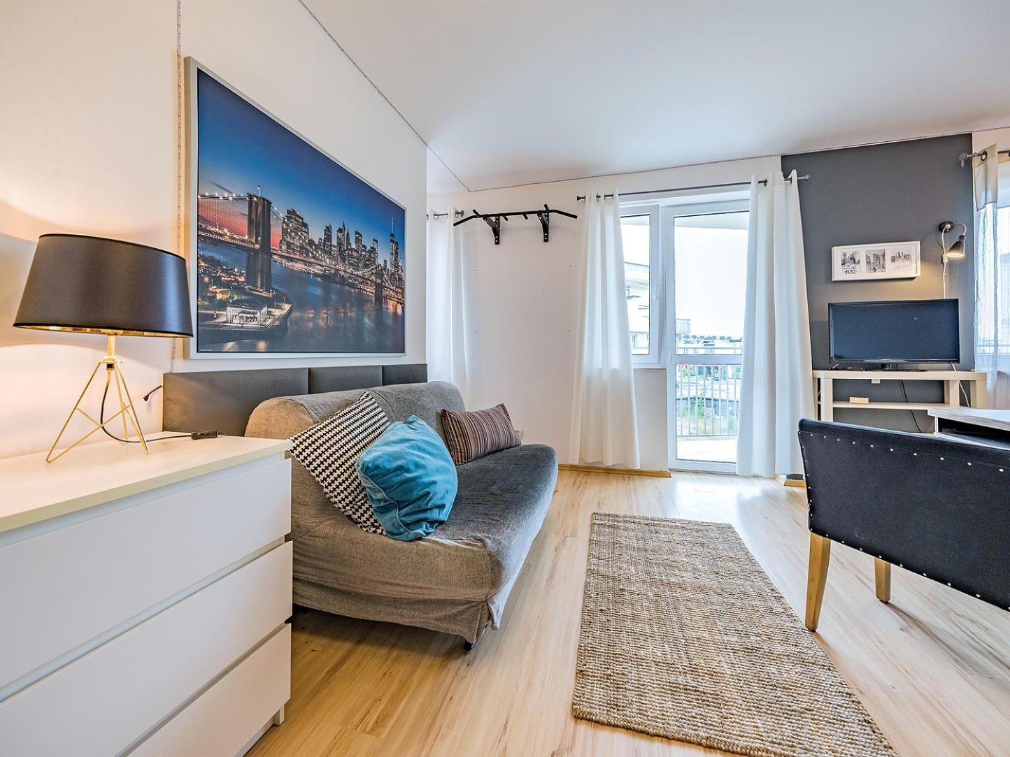 Apartament Z Balkonem I Bezplatnym Parkingiem Gdansk Exterior photo